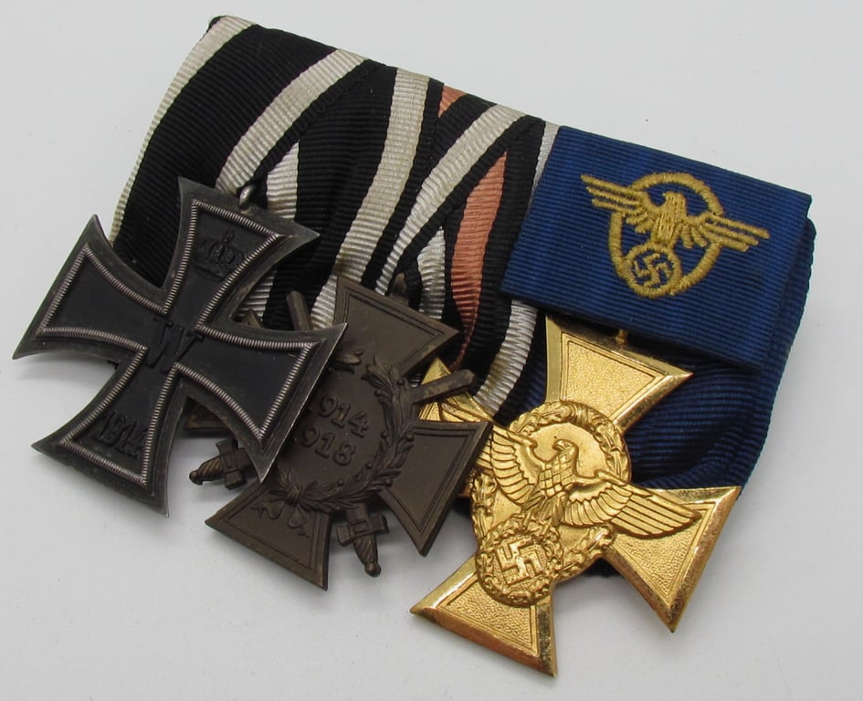 Three pieced Medal Bar  ( Police related )