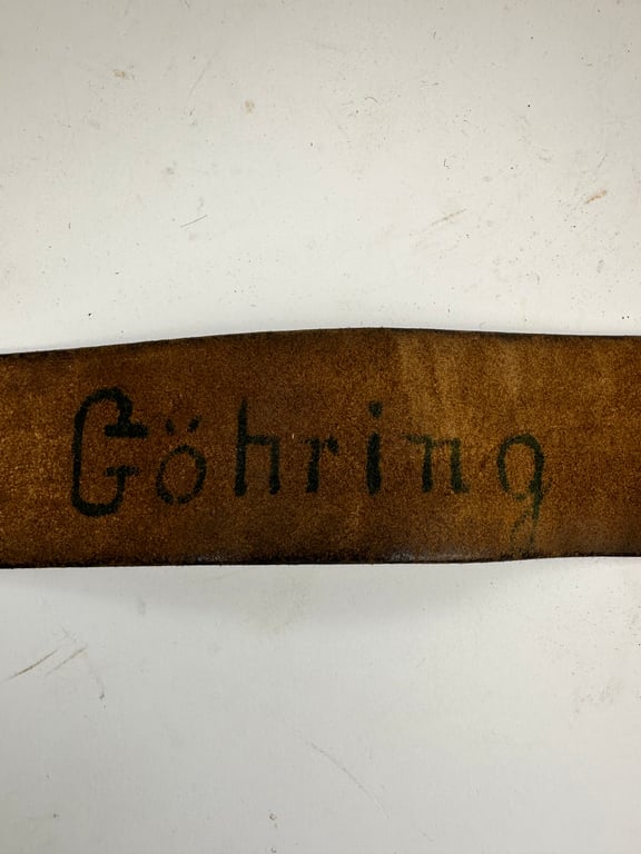 GERMAN WWII ARMY OFFICERS  LEATHER BELT. 105 cm