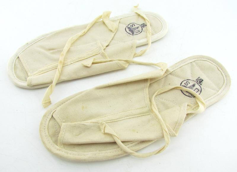 US WWII Era Hospital Slippers