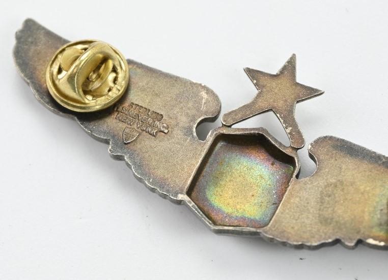 USAAF WW2 Senior Pilot Wings Sterling