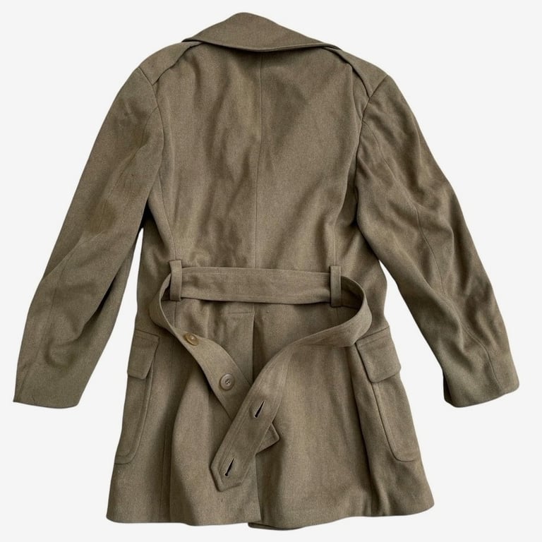 U.S. WWII Army Short Overcoat (Mackinaw Type) – Dated 1942