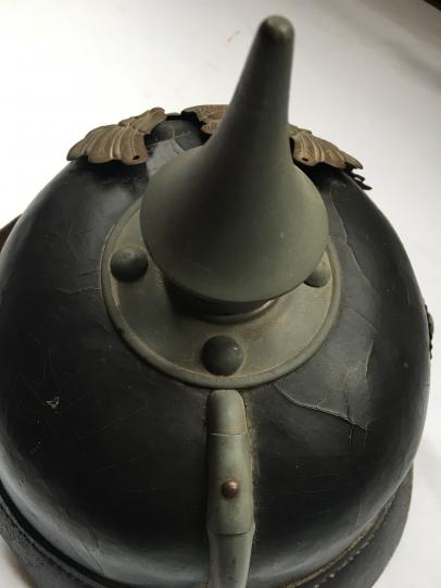 German Spiked Helmet M1915 'Pickelhaube'