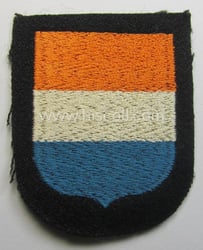 Dutch, Waffen-SS 'volunteer' arm-shield as was specifically intended...