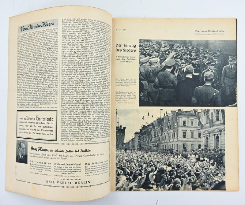 German Magazine 'Die Neue Gartenlaube' 17 July 1940