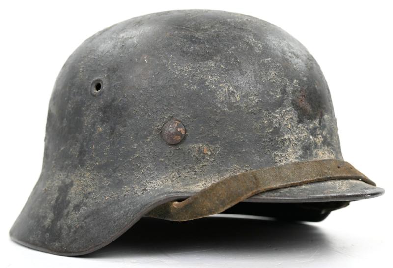 German WH M40 ND Camo Helmet