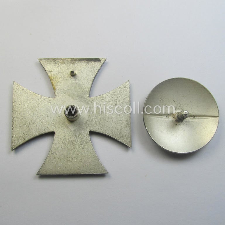 Hardly used, 'Eisernes Kreuz 1. Klasse' (or: Iron Cross 1st class), as executed in the scarcely seen so-called: 'screw-back-version', being an 'L/54'- (= 'S&H'-) marked example