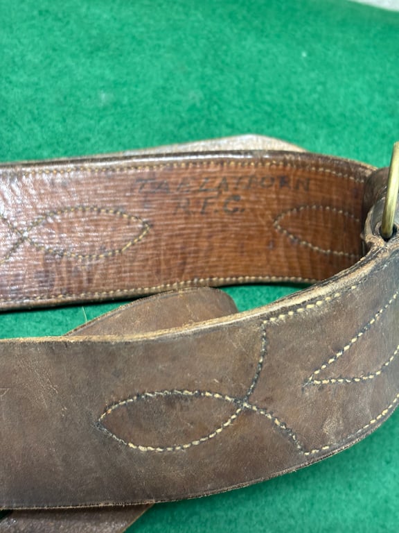 Attributed RFC Sam Browne Belt and Brace