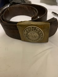 German belt and buckle