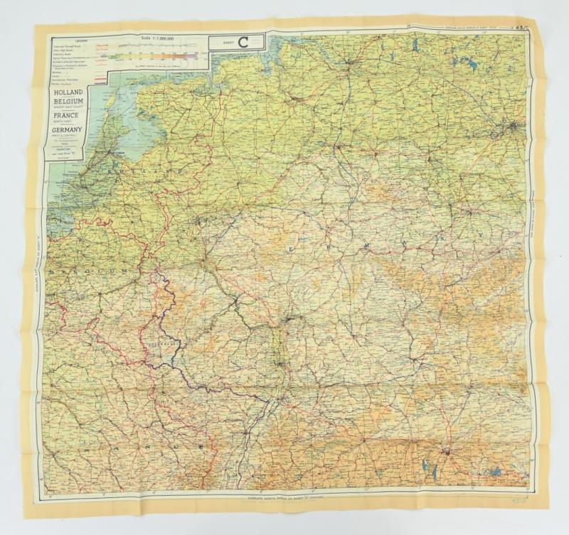 US WW2 Escape Survival Map C/D Holland