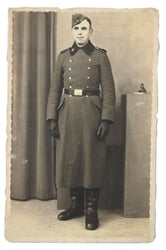 German SS-VT SS-Totenkopfverbände Portrait Picture Holland
