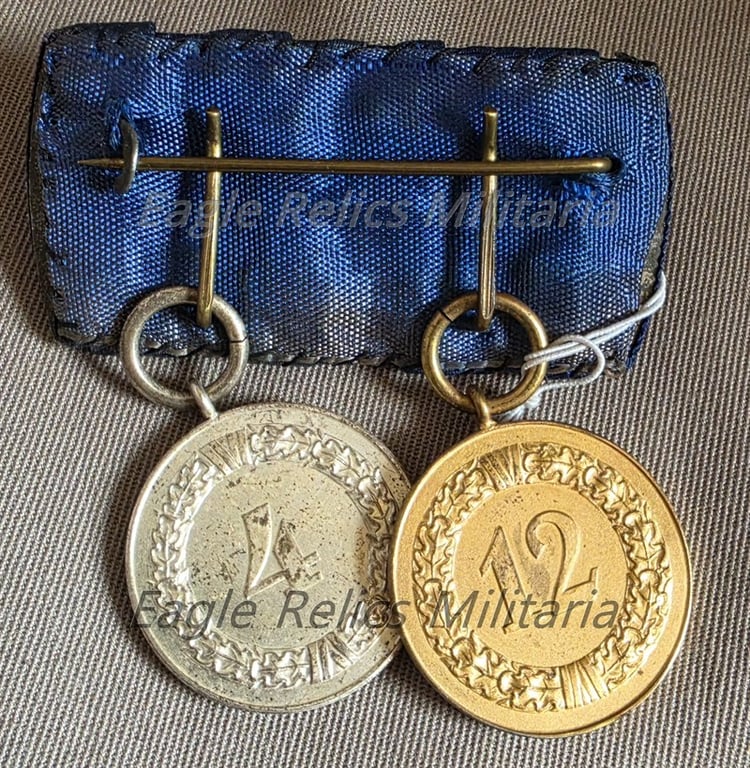 12 Year and 4 year Mounted Service Awards