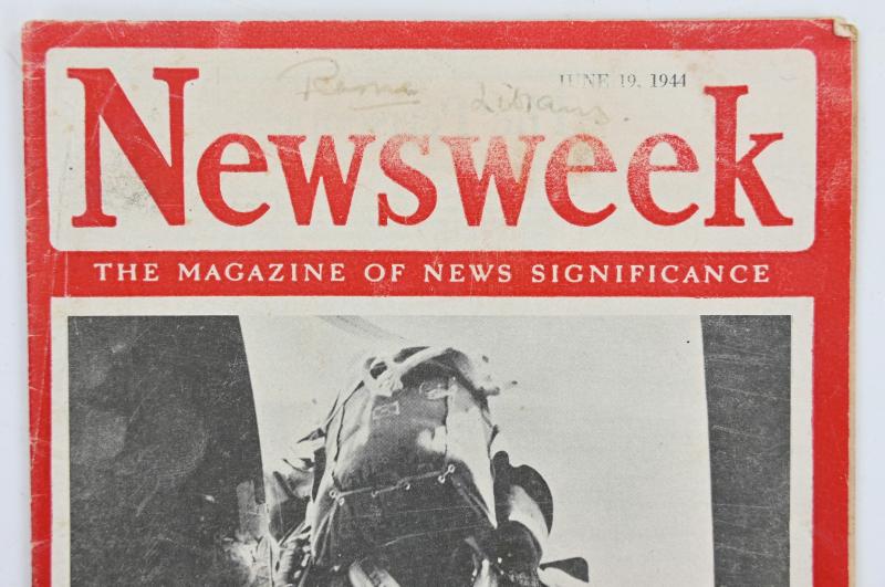 US WW2 Newsweek Magazine June 19, 1944