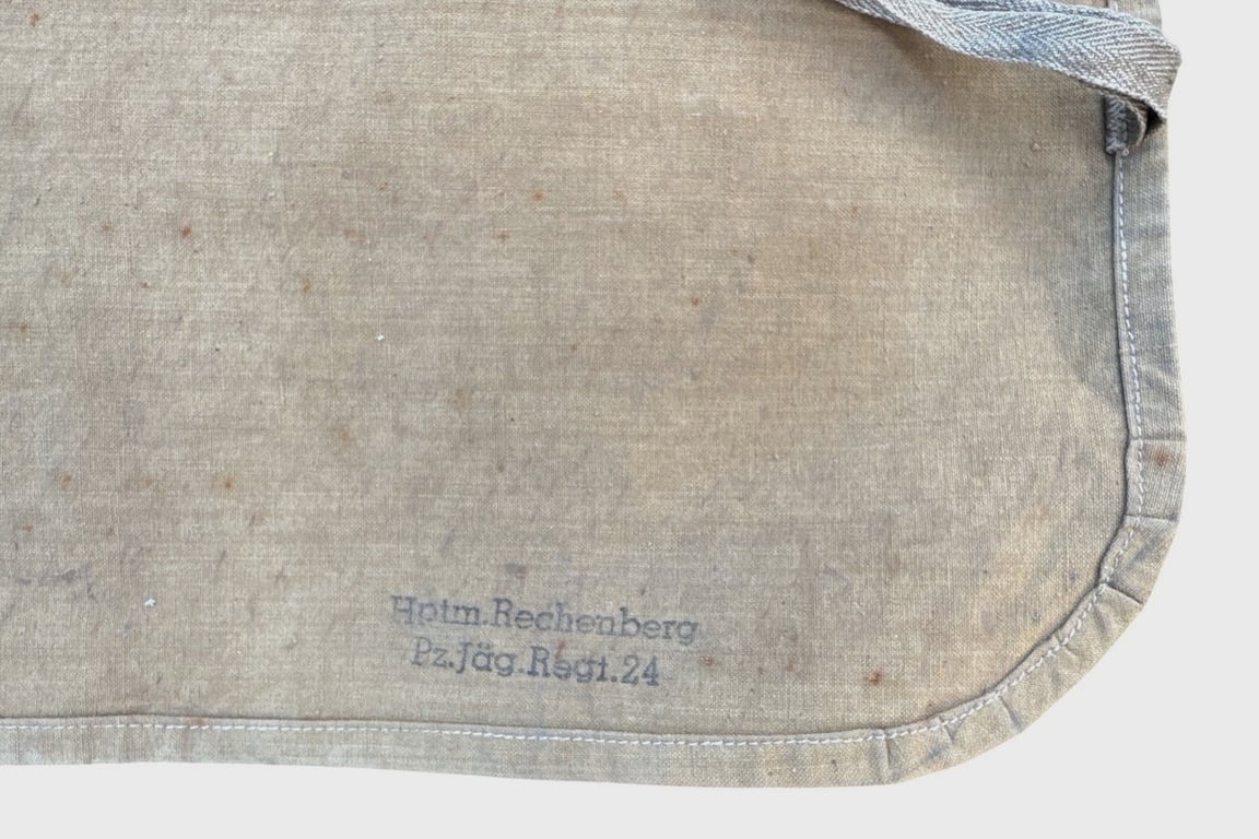 Large Blanket with cover from the estate of "Hauptmann Rechenberg Panzer Jäger Regt 24"