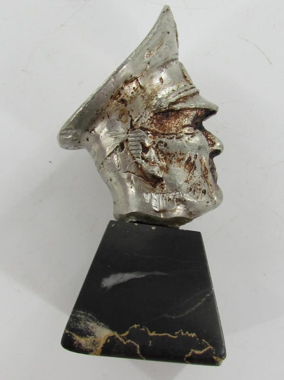 Small Third Reich Officer Head Desktop Bust