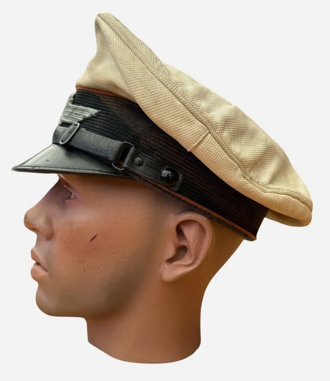 Luftwaffe Tropical EM/NCO Visor Cap for Flying Personnel by "EREL"