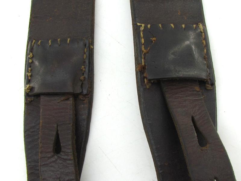 Wehrmacht leather Y-straps ‘Koppeltragegestell’