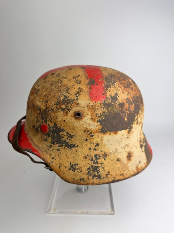 M35  German Medic Helmet "Red Cross"