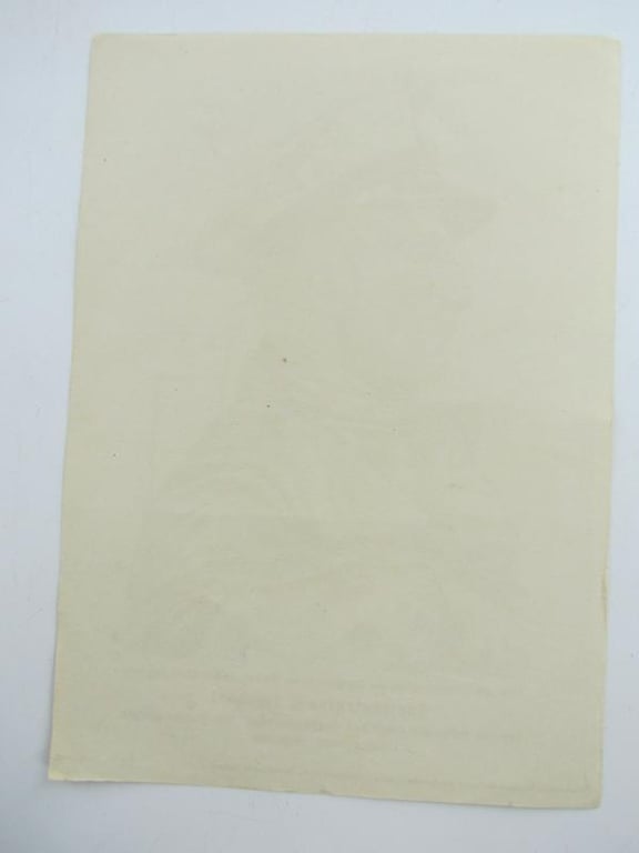 Third Reich Print of Knights Cross Winner Kapitänleutnant Schuhart