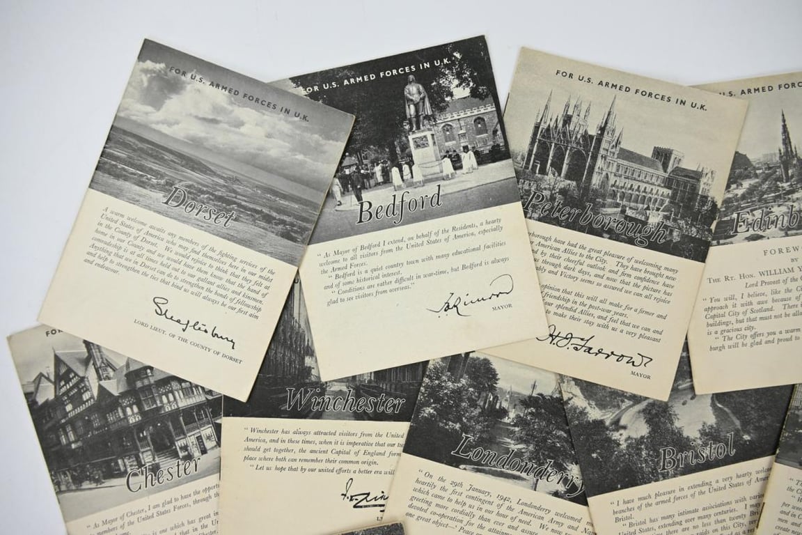 US WW2 British City Guides for the US Armed Forces