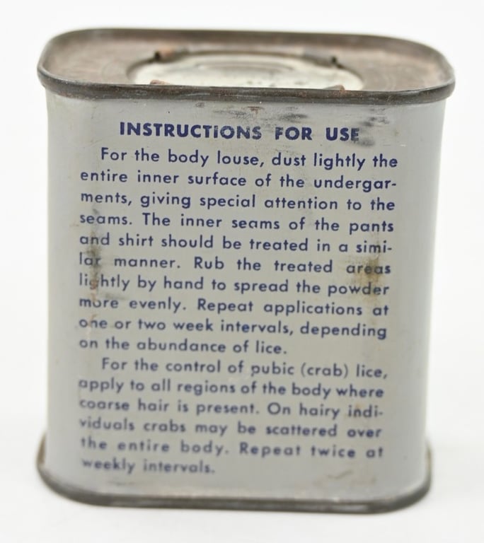 US WW2 Insect louse Powder