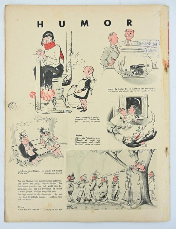 German Third Reich Magazine 'Die Woche' 1940