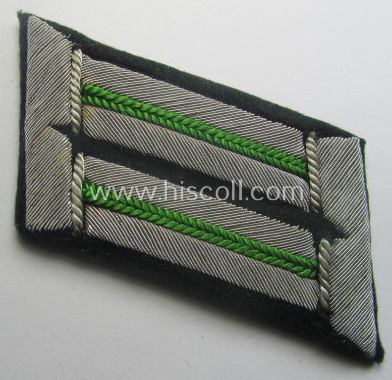 Pair of WH (Heeres) collar-tabs (ie. 'Kragenspiegel für Offiziere'): 'Panzer-Grenadier-Trpn.'