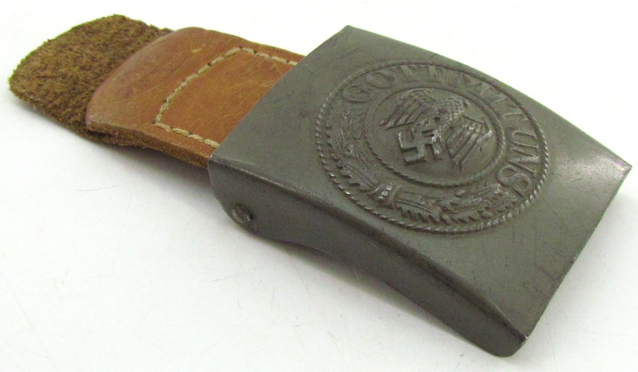 Wehrmacht (Heer) EM/NCO Steel Belt Buckle – Dr. Franke & Co. 1941