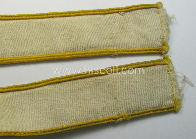 Superb, WH (LW o. Heeres) cuff-title (ie. 'Ärmelstreifen') entitled: 'Kreta' (being a wonderful- and totally non-shortened example that comes in a truly issued- ie. I deem once tunic-attached, condition)