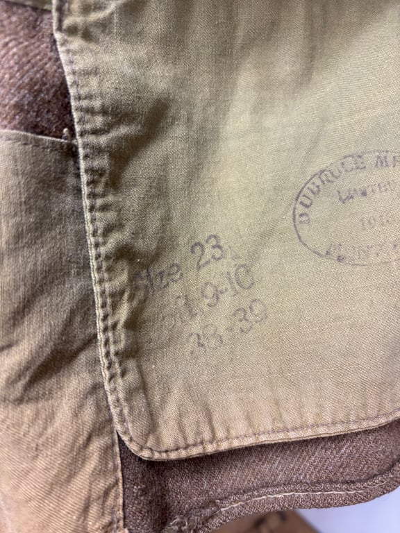 Canadian Made 1902 Pattern Jacket Dated 1918