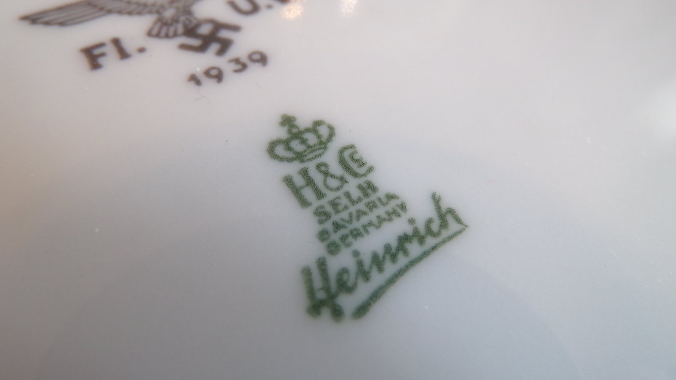 Luftwaffe dinner plate  Fl.U.V 1939