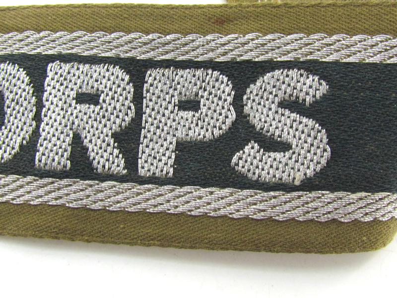 Wehrmacht (Heer) Tropical ‘Afrikakorps’ cufftitle