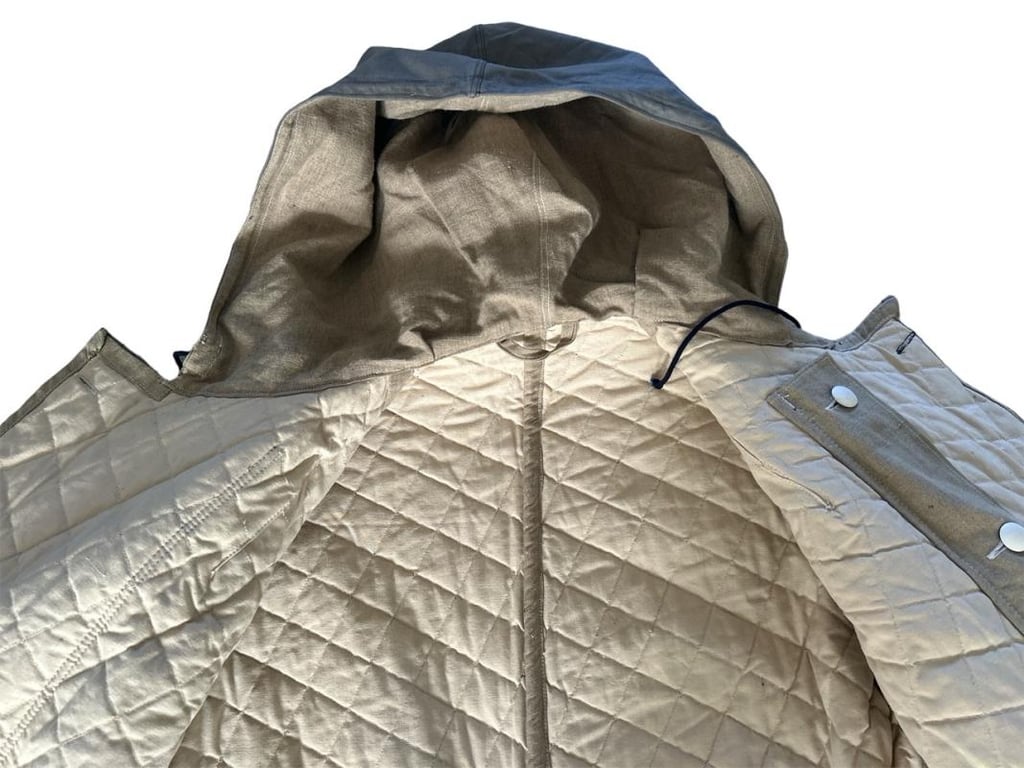 Luftwaffe Fallschirmjäger Squere Guilted Winter Parka in Stone Mint Condition