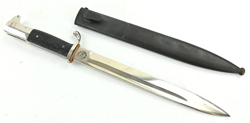 German WH K98 Parade Dress Bayonet with Combat Scabbard