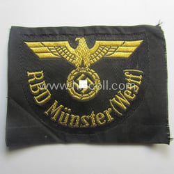 RB- ('Reichsbahn'-) related arm-eagle as executed in 'BeVo'-weave...