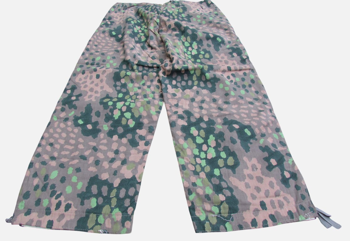 Extremely Rare Waffen-SS Dot 44 Erbsentarn Reversible Winter Trousers – Stone Mint Condition