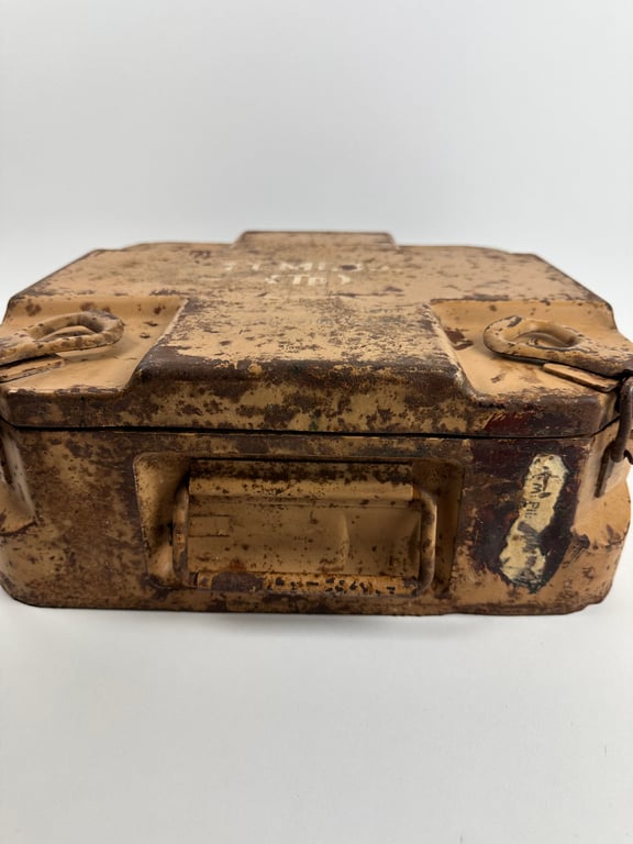 WW2 German WH Tellermine Tropical Camo Carrying Case "tan"1942