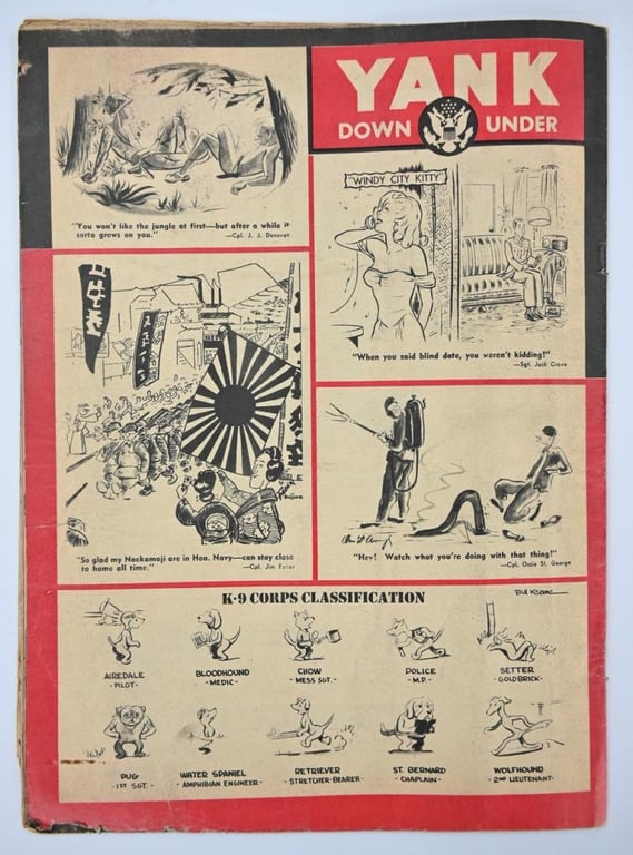 US WW2 Yank Magazine August 18th, 1944