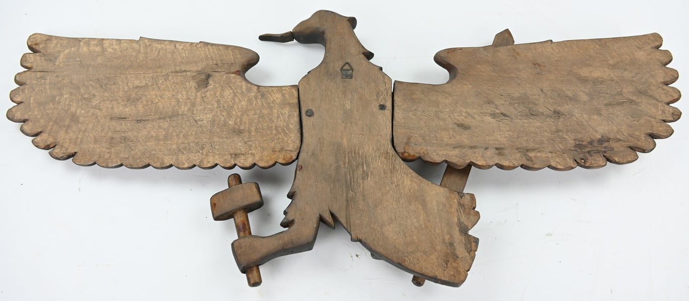 German Hitler Youth Wooden Wall Eagle