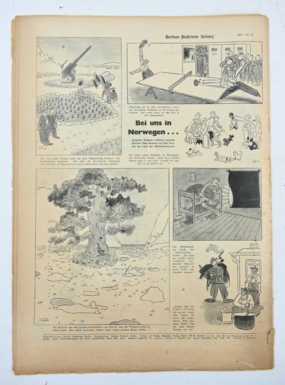 German Berliner Illustrierte Zeitung Newspaper 1941