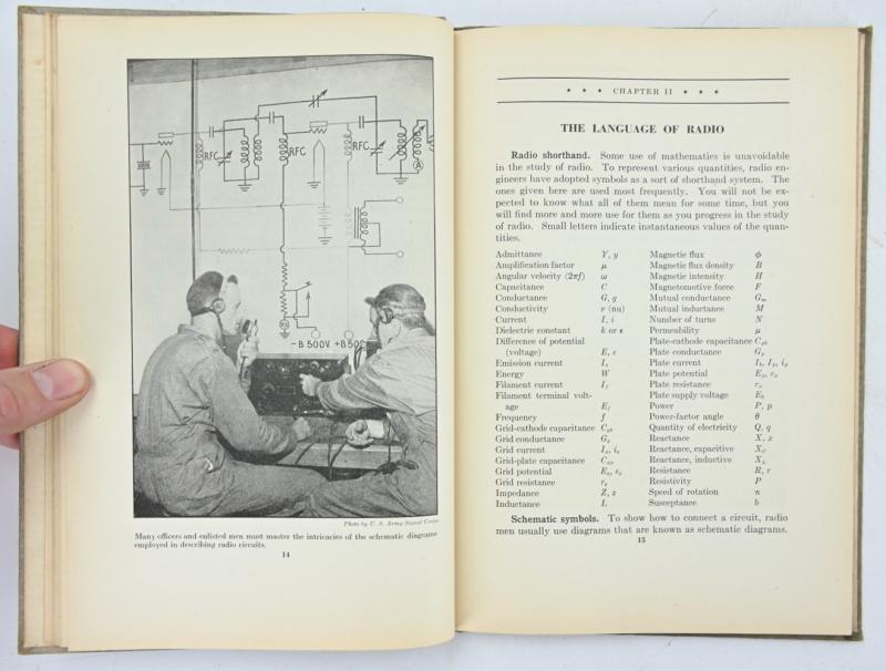US WW2 Radio-1 Training for Victory Book