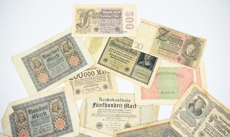 German Inflation Period Banknote Set