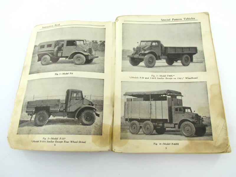 Instruction Book Ford Special Pattern Vehicles