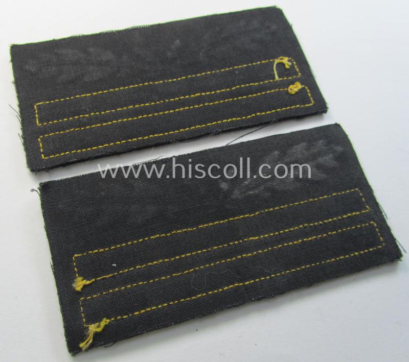 Pair of general-officers'-pattern, WH (Heeres o. Waffen-SS) rank-insignia-bars: 'Generalleutnant' (ie.: 'SS-Gruppenführer')