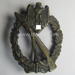 'Infanterie Sturmabzeichen in Bronze' (or: bronze-class infantry-assault badge...