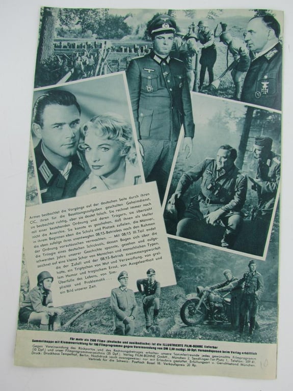 Original Movie Flyer From German Movie 08/15 - In der Heimat 1955