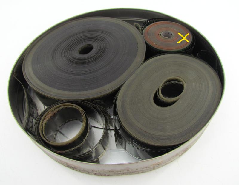 Large Film can with 3x 35mm film included