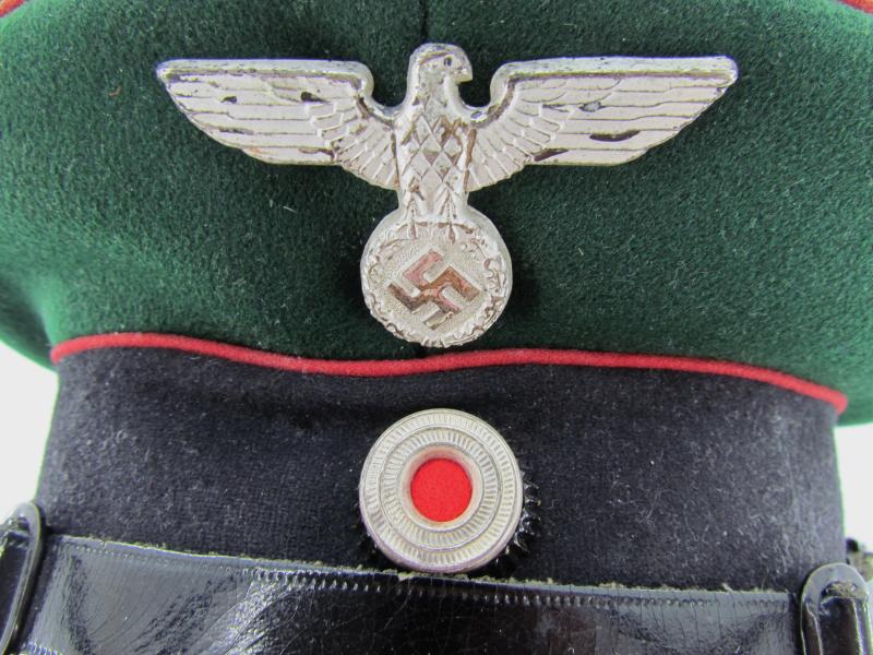 Third Reich Prison Officials Visor Cap