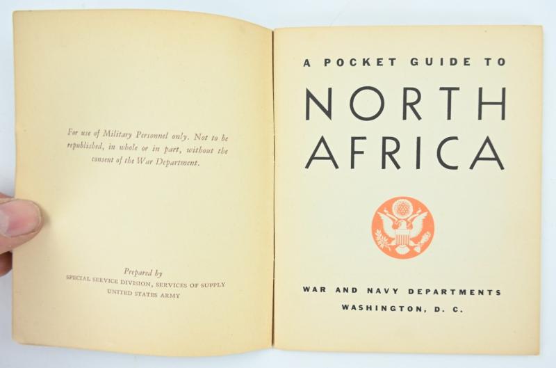 US WW2 Pocketguide to North Africa