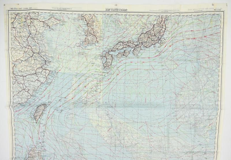 USAAF WW2 Escape Map 'Japan / East China Sea'