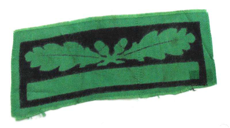 Printed Heer/Waffen-SS camouflage rank patch